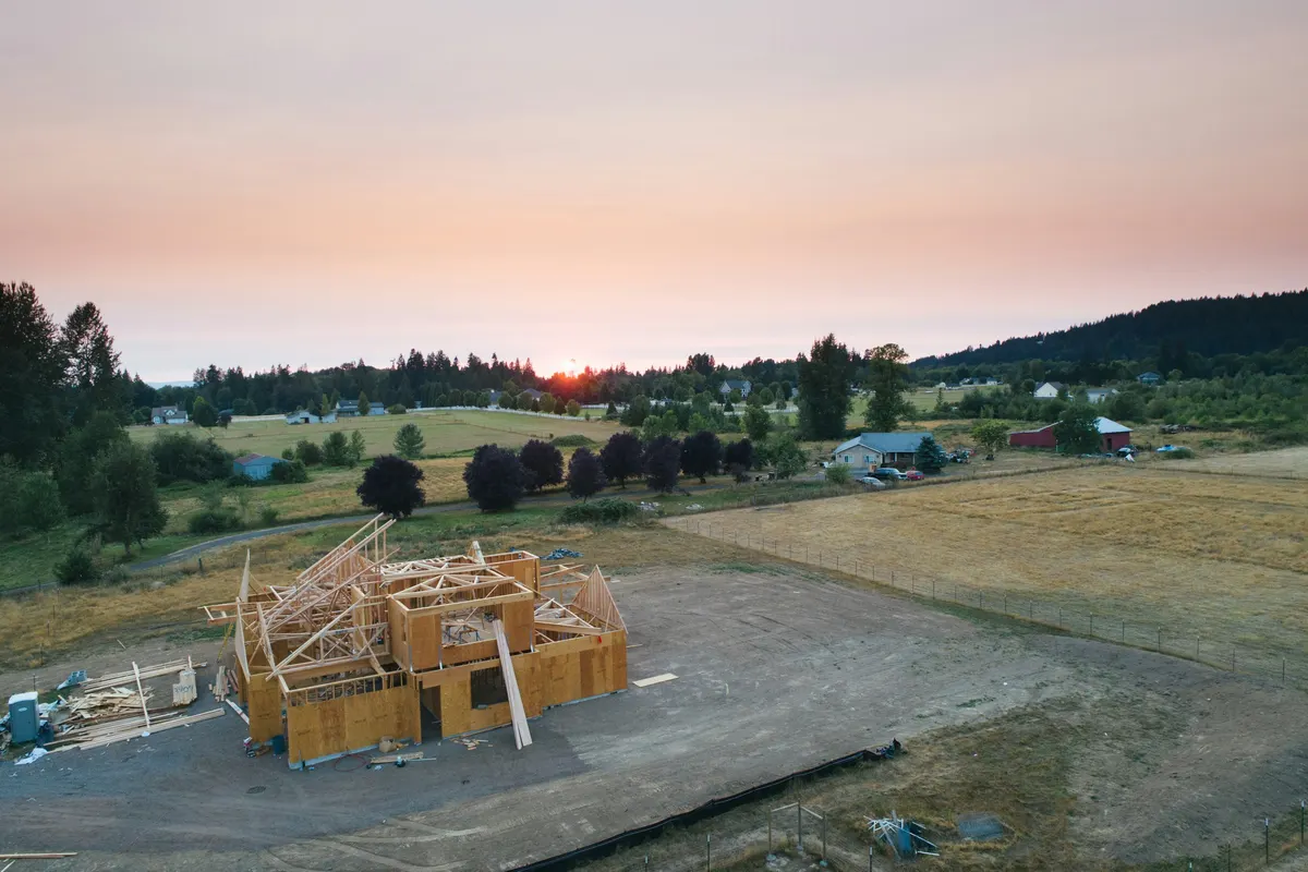Professional exterior view of a building site representing builder and contractor visibility
